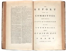 Hudson's Bay Company House of Commons Parliamentary Report 1776 FUR TRADE