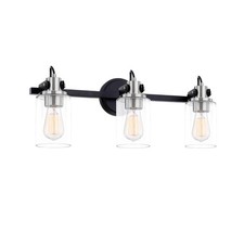 Justice Design Group FSN-8193-CLER-MBNK - Bathroom Fixtures Indoor Lighting