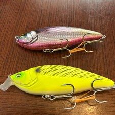 Megabass Konosirus Swimmer and Konosirus Shad Fishing Lures Set Yellow Gradient
