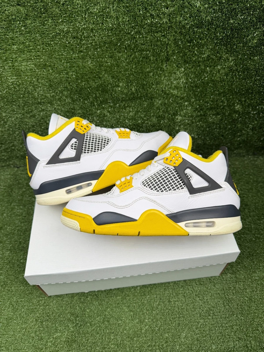 Jordan 4 Retro Vivid Sulfur W for sale - eBay