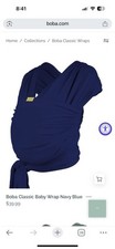 The Boba Baby Wrap in Navy - Birth to 35lbs
