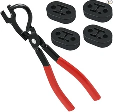 Removal Pliers and 2 Hole Universal Insulator Muffler Hanger, Hole Diameter 0.47
