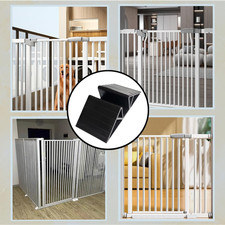 6-Piece Triangle Fence Reinforcement Fittings - Free Standing Dog Gate Panel,...