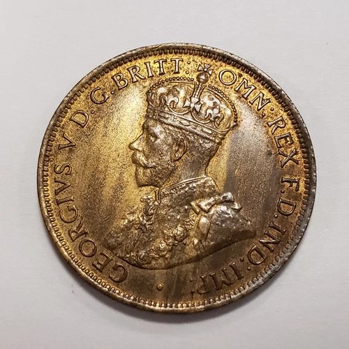 1911 Australia Half Penny — photo from the most recent tracked eBay sale