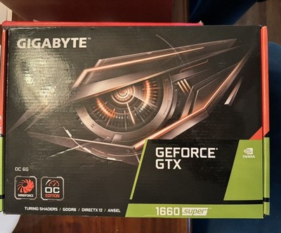 GIGABYTE GeForce GTX 1660 SUPER OC 6GB GDDR6 Graphics Card