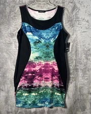 🆕Fashion to Figure Women's black sleeveless tie-dye dress size 3X