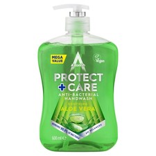 Astonish Protect + Care Anti-Bacterial Handwash Aloe Vera 600ml 4.98 per litre