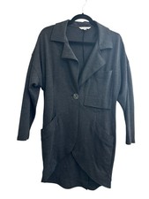 CAbi Style 994 Ponte Knit Lisbon Topper Jacket Womens XS Longline Blazer 6497