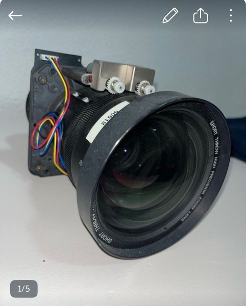 Lente Christie Short Throw 1.35-1.8:1 Zoom Motorizado Proyector