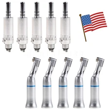 1-5 Yabangbang Dental Slow Speed Handpiece Contra Angle / Air Motor 4Hole Attach