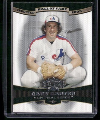 2006 Topps Triple Threads #80 Gary Carter