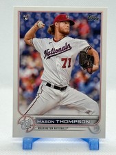 Mason Thompson 2022 Topps Series 1 #38 (RC) - Washington Nationals