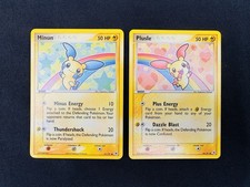 2004 POKEMON EX HIDDEN LEGENDS MINUN 67/101 PLUSLE 69/101 CONNECTED ART ⭐️ LP ⭐️ on eBay