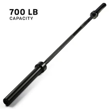 PRCTZ  2-Inch Olympic Barbell Weightlifting Bar, 7ft, 700-Pound Capacity NEW