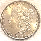 1888 P Morgan cartwheel luster on this BU coin very nice free shipping Sigma ++