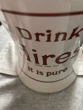 Vintage Hires Root Beer Syrup Dispenser With Original Working Pump Geat Shape