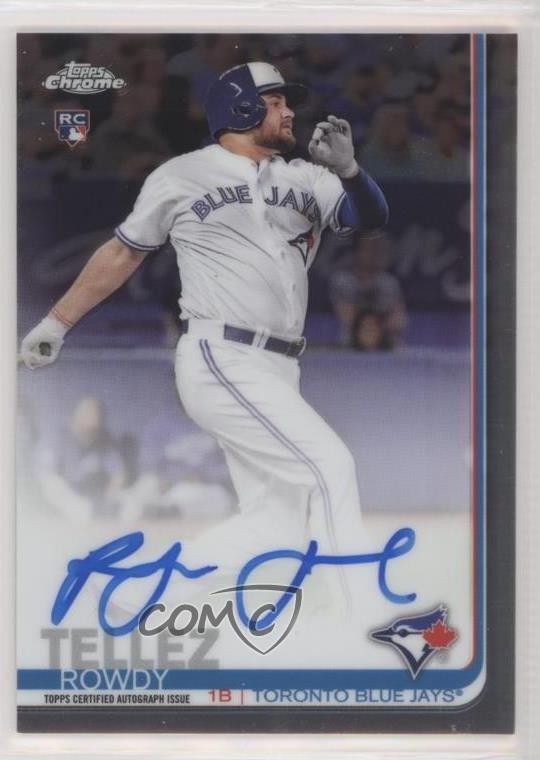 2019 Topps Chrome Rookie Auto Rowdy Tellez #RA-RT Auto RC 0f5t