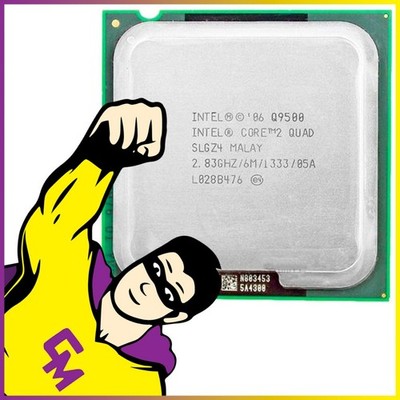 Prozessor CPU Intel Core 2 Quad Q9500 SLGZ4 2,83 GHz LGA775 Quad-Core