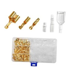 320PCS Double Bullet Wire Connectors, 3.9mm 3.5mm Male & Female Bullet
