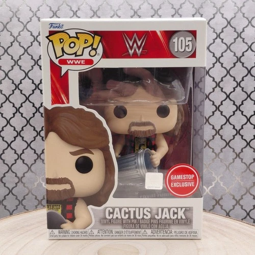 Funko Pop! WWE WWF Cactus Jack #105 Gamestop Exclusive