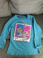 Shimmer  Shine Themed Girls Sweatshirt, Size 5, Runs Small - Good Condition