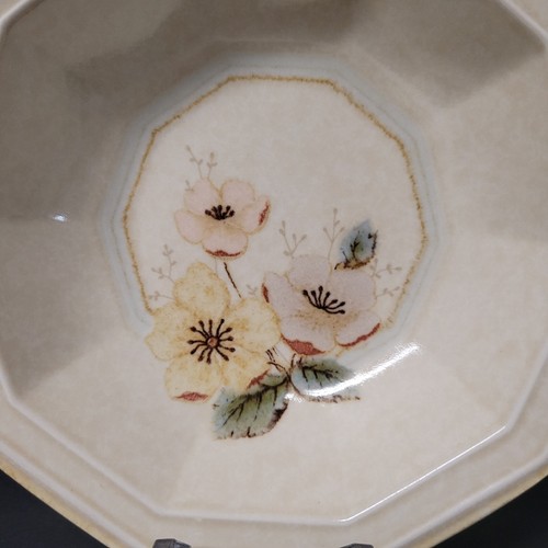 Set of 2 MIKASA Avante Firenze FE 902 Floral Soup Cereal Bowls 7 5/8" - Picture 8 of 11