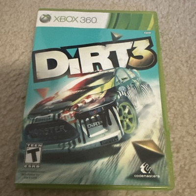 #ad Dirt 3 Microsoft Xbox 360 Tested and Working Complete w Manual $28.79