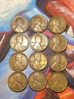 (12x) Lincoln Wheat Cent Lot Better Dates PDS VG - AU BN
