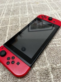 Nintendo Switch 32GB Gray Console with Mario Red Joy-Con And 128Gb Card