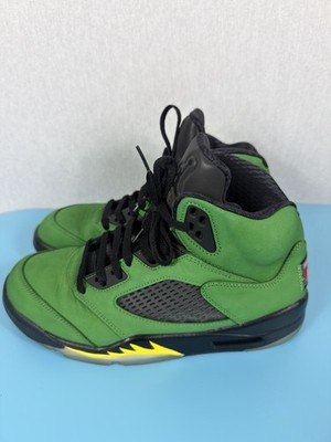 Jordan Air Jordan 5 Oregon Ducks Apple Green Black Yellow CK6631-307 2020 Men