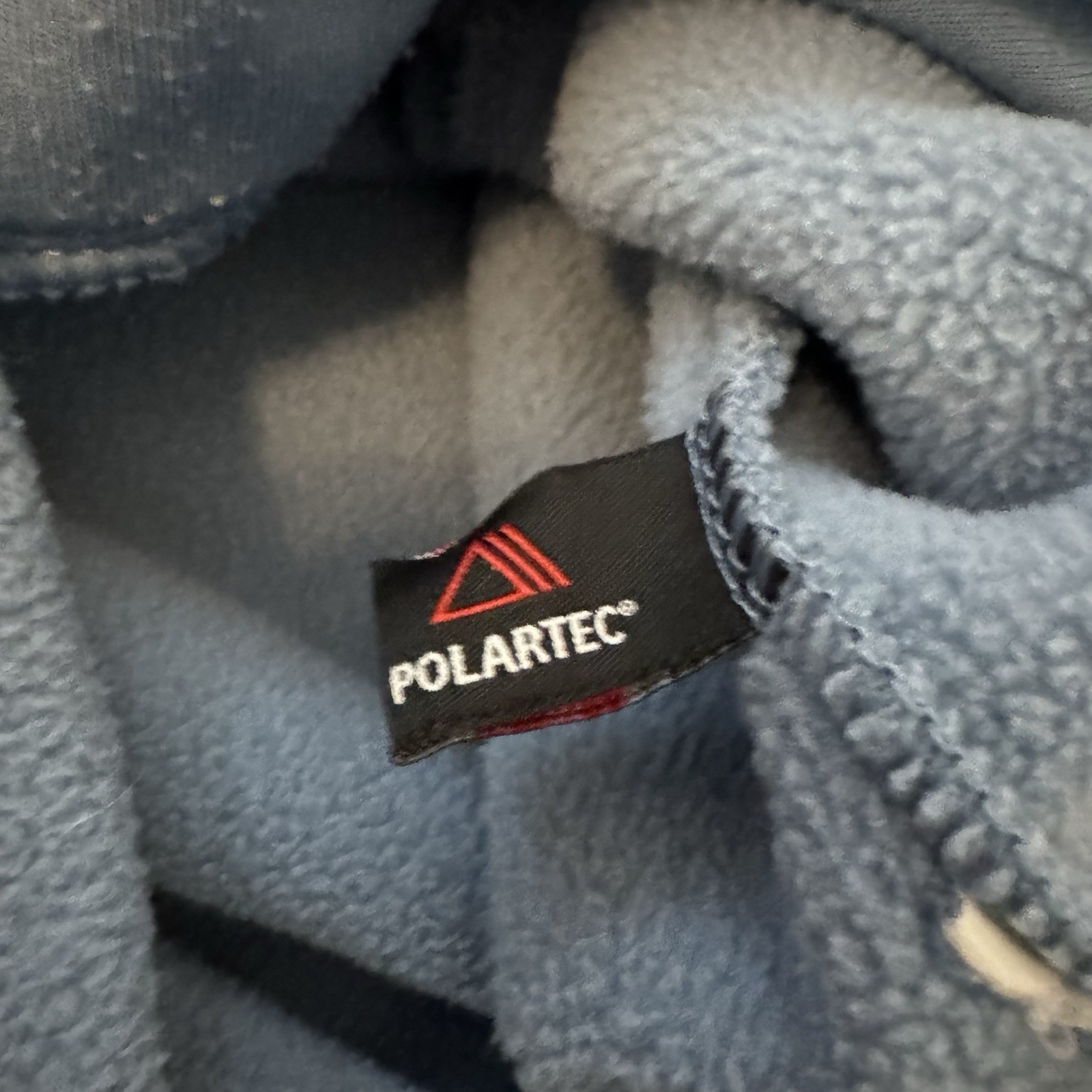 LL Bean Fleece Vest Womens Small Full Zip Blue Stretch Funnel Neck Polartec