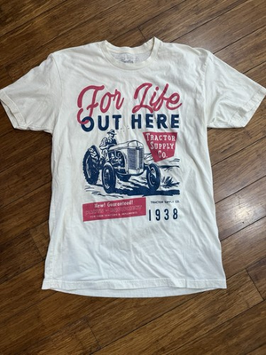 #ad #ad Tractor Supply Co Graphic T Shirt Men’s Large Farm Country Tractor Tee 1938 $13.99