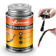 Liquid Electrical Tape 4Oz Waterproof Liquid Tape Electrical Insulating Glue wit
