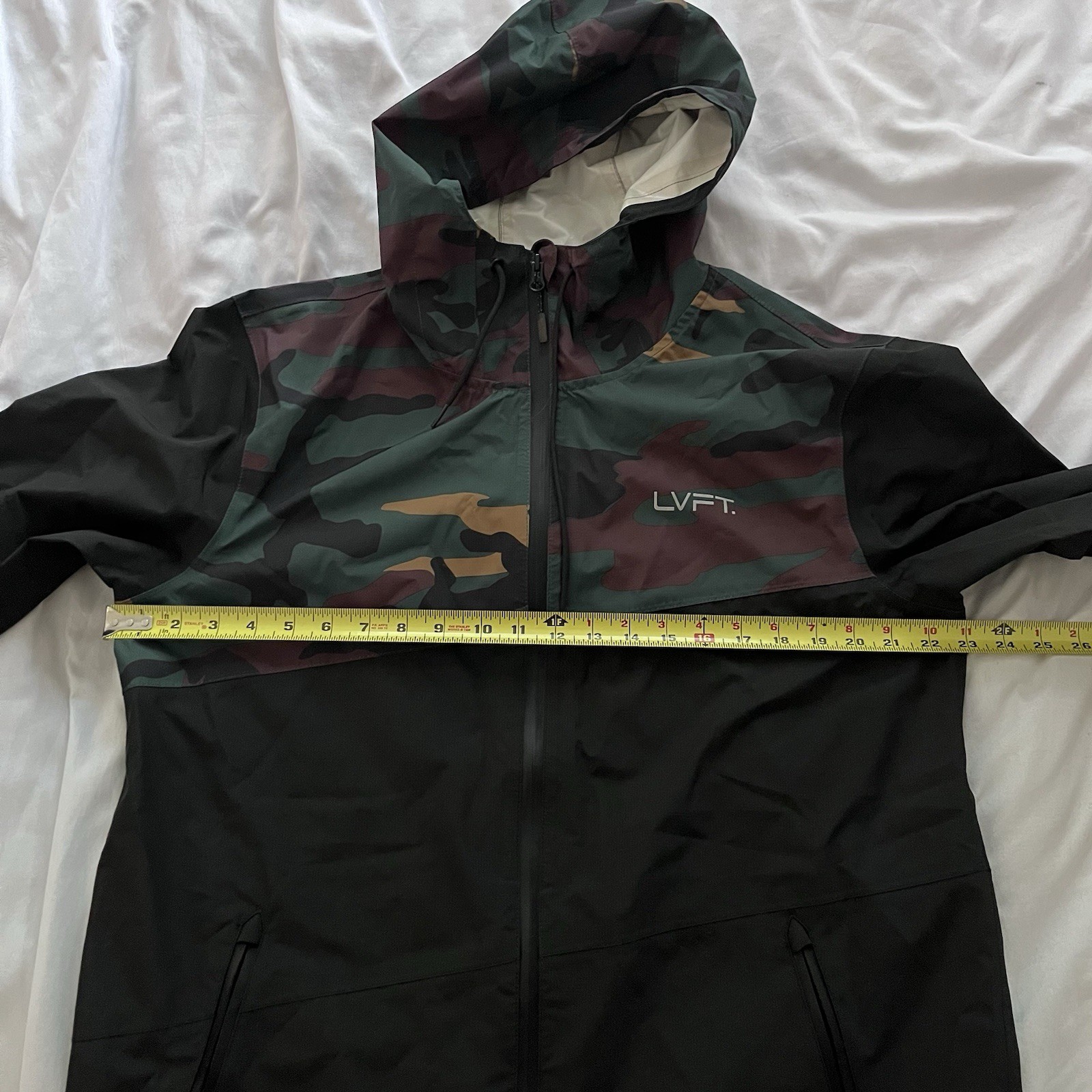 Live Fit Apparel LVFT Recon Tech Jacket Men’s Large Black/ Green Camo image 10