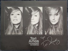 Tori Amos Hand Signed Poster From "Repentant Geraldines" Concert Tour