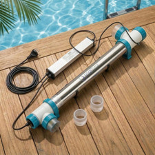 POOL Total UV-C 75 W Pool Wasserklärer UV-Desinfektion Entkeimung - Edelstahl