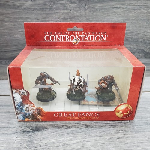 Confrontation Prepainted Great Fangs Attachment Box WOLFEN ARMY RACKHAM Miniatur