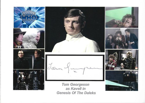 Doctor Who - 4th Fourth Doctor Era (Tom Baker) - Autograph & Display Selection - Picture 90 of 209