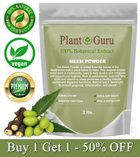 Neem Powder 2 lbs. Dried Leaf 100 Pure Raw Leaves Azadirachta indica Bulk