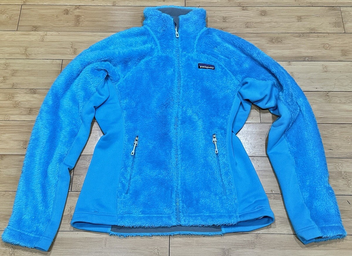 Vintage Patagonia USA R3 Hi-Loft Polartec Jacket Women's Sz S Blue