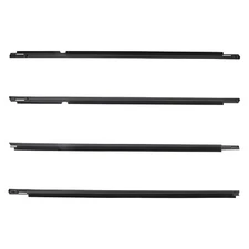 For 2003-2008 Toyota Corolla 4 Pc Weather Strips Window Moulding Trim Seal Belt