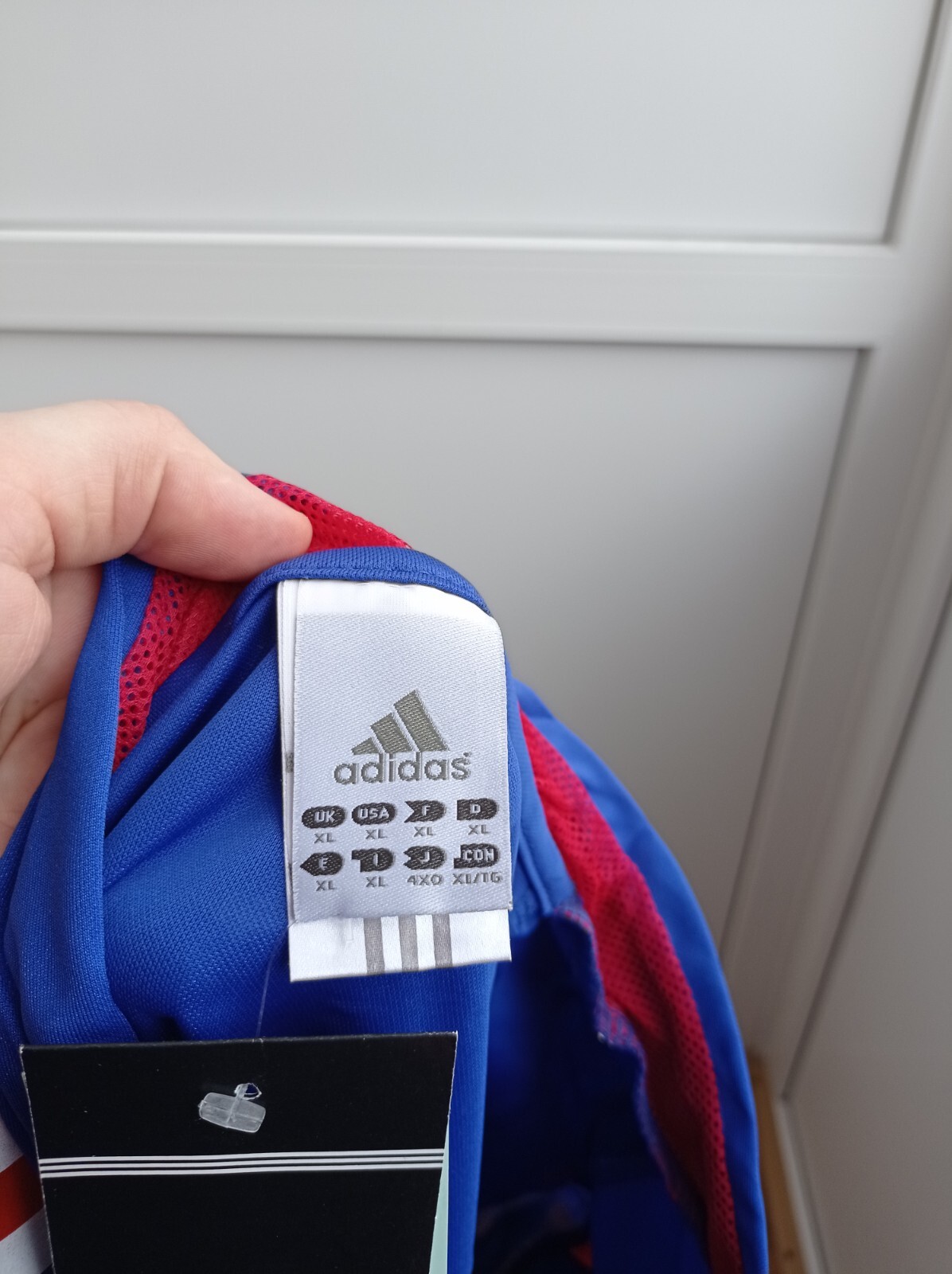 2004 2006 France National Home Adidas  Home Soccer Jersey Shirt Sz XL Replica thumbnail 4