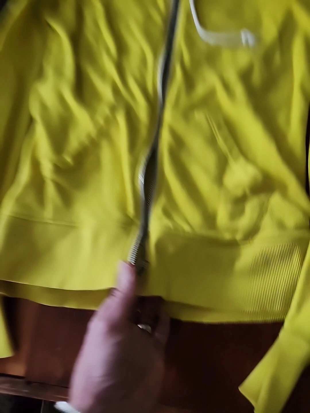 UNDERCOVER Felpa con cappuccio Victorias Secret rosa giallo amore rosa cerniera taglia small