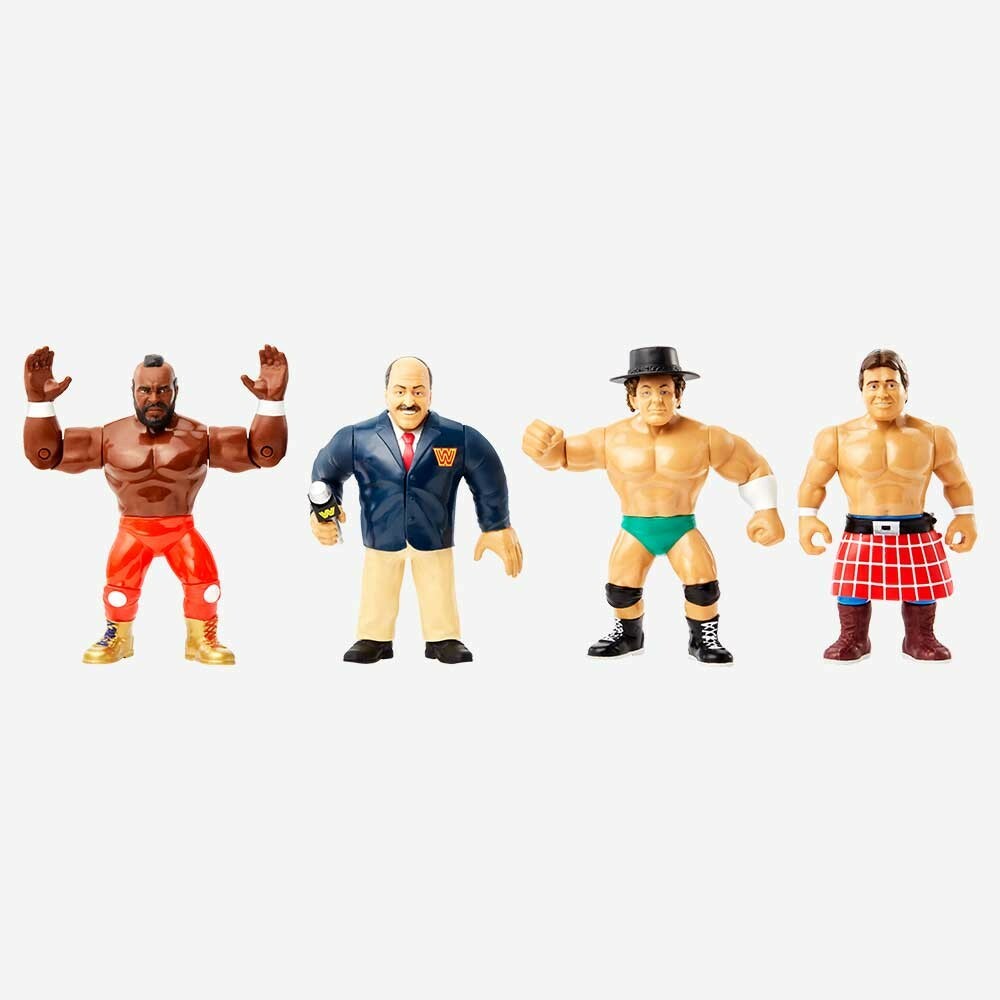 Mattel Creations WWE WWF Retro Figures Set Wave Wrestlers pack (Ships  ASAP)