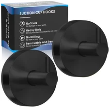 Suction Cup Hooks for Shower,Shower Hooks for Inside Shower, Shower Hook on G...