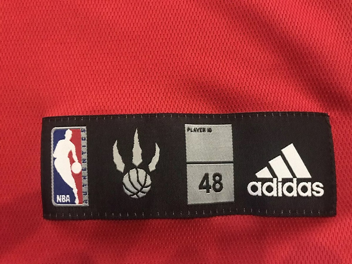 Authentic Andrea Bargnani Men's 48 XL Toronto Raptors Adidas NBA Jersey Red