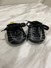 Build-A-Bear Workshop Black Soccer Cleats Athletic Shoes Accessory