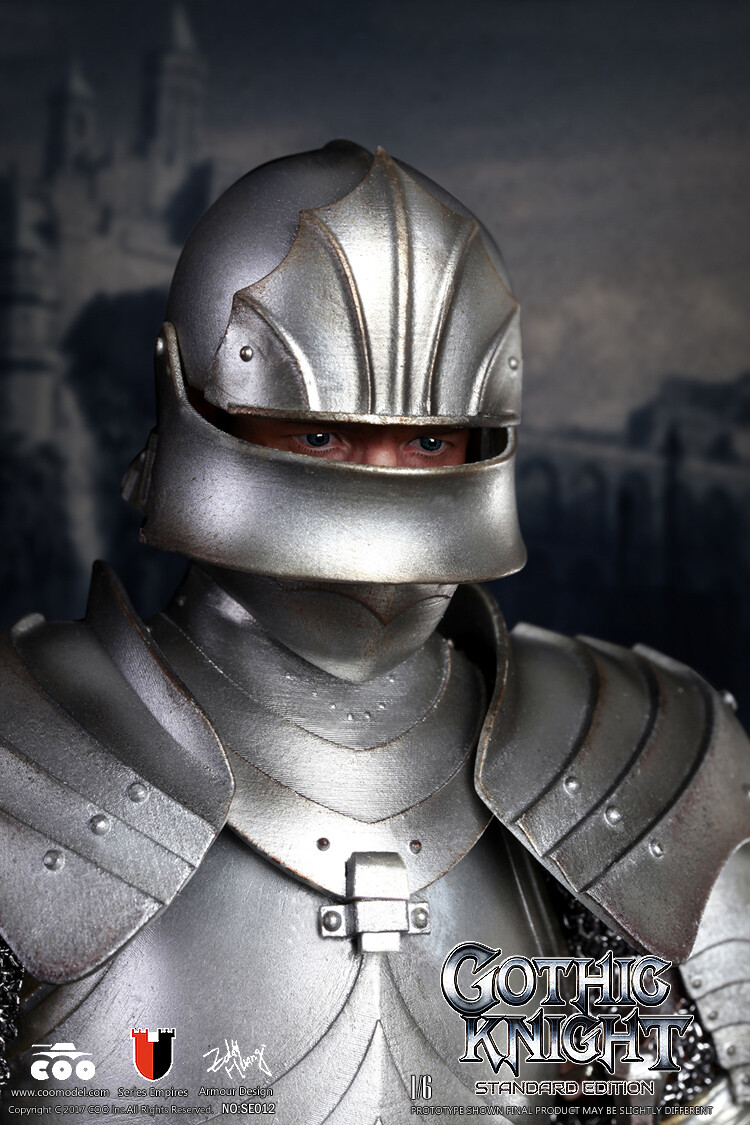 COOMODEL 1/6 SE012 SERIES OF EMPIRES METAL Gothic Armour Knight 