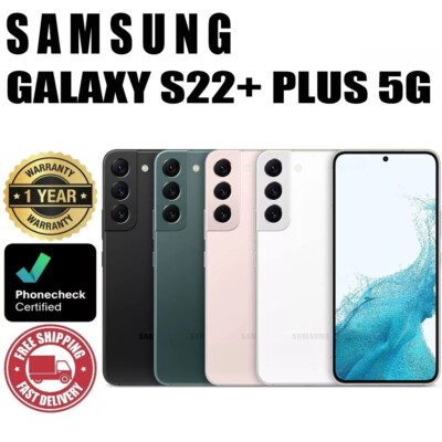 New Samsung Galaxy S22+ PLUS 5G 128/256GB Factory Unlocked Sealed in Box US SHIP