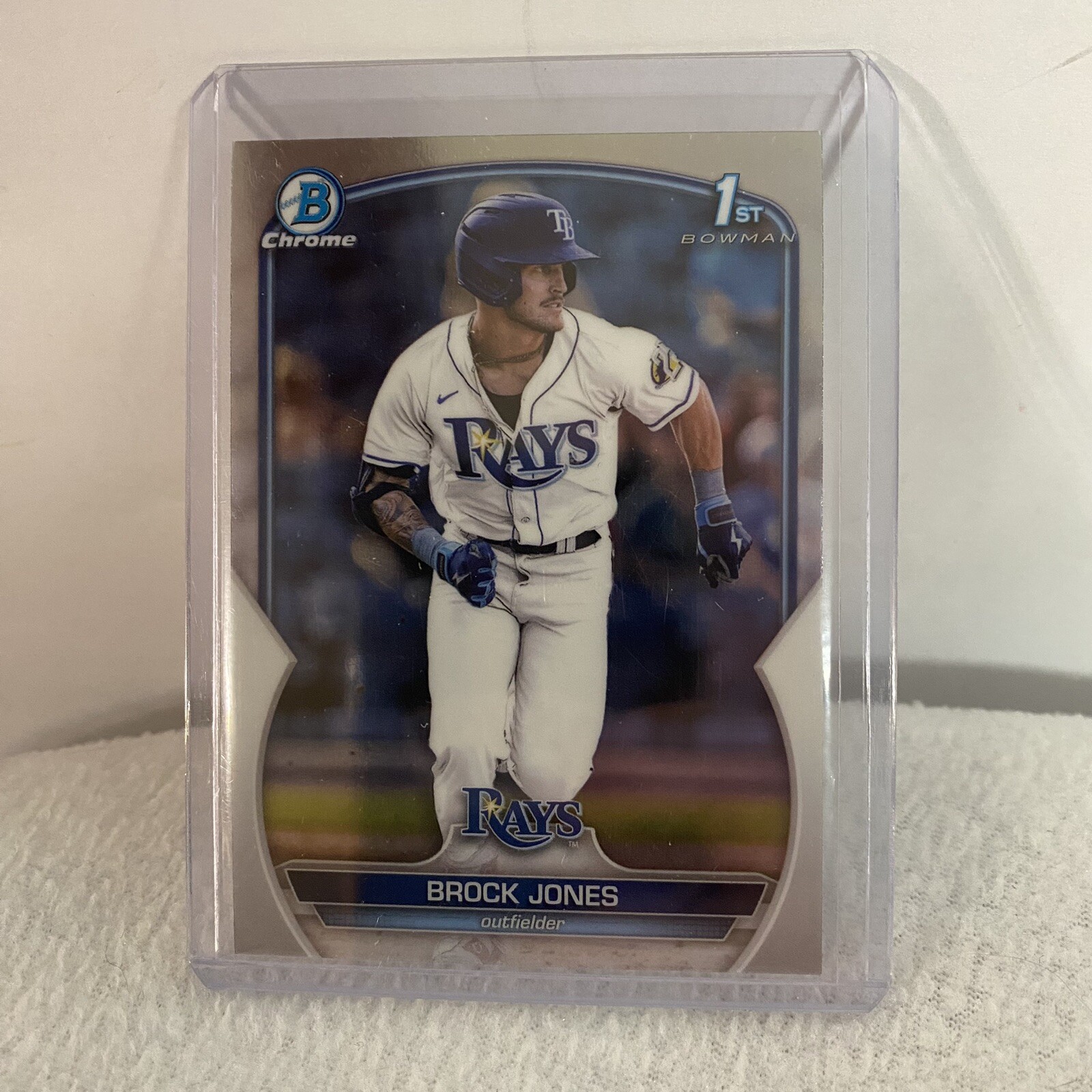 2023 BOWMAN CHROME BROCK JONES RC #BCP-115 RAYS 1ST
